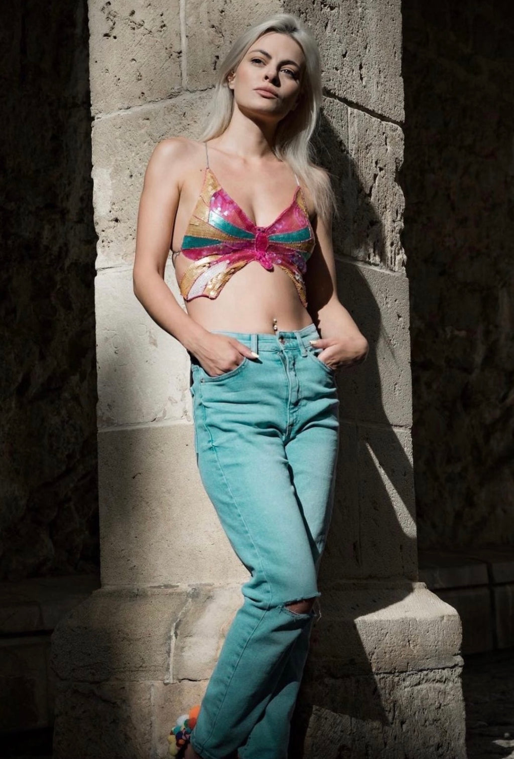 Mariposa Top - Pink