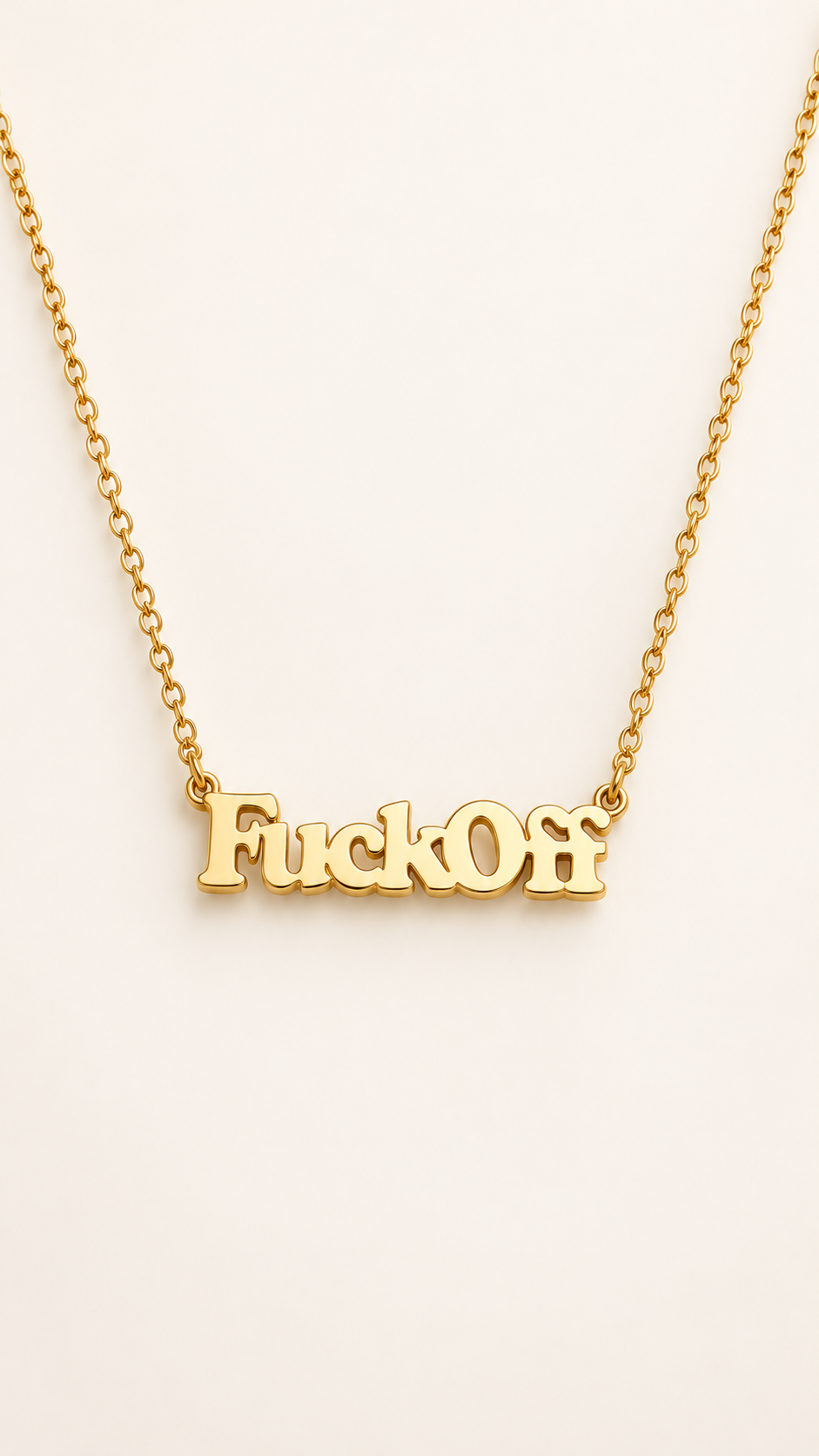 F Off Necklace
