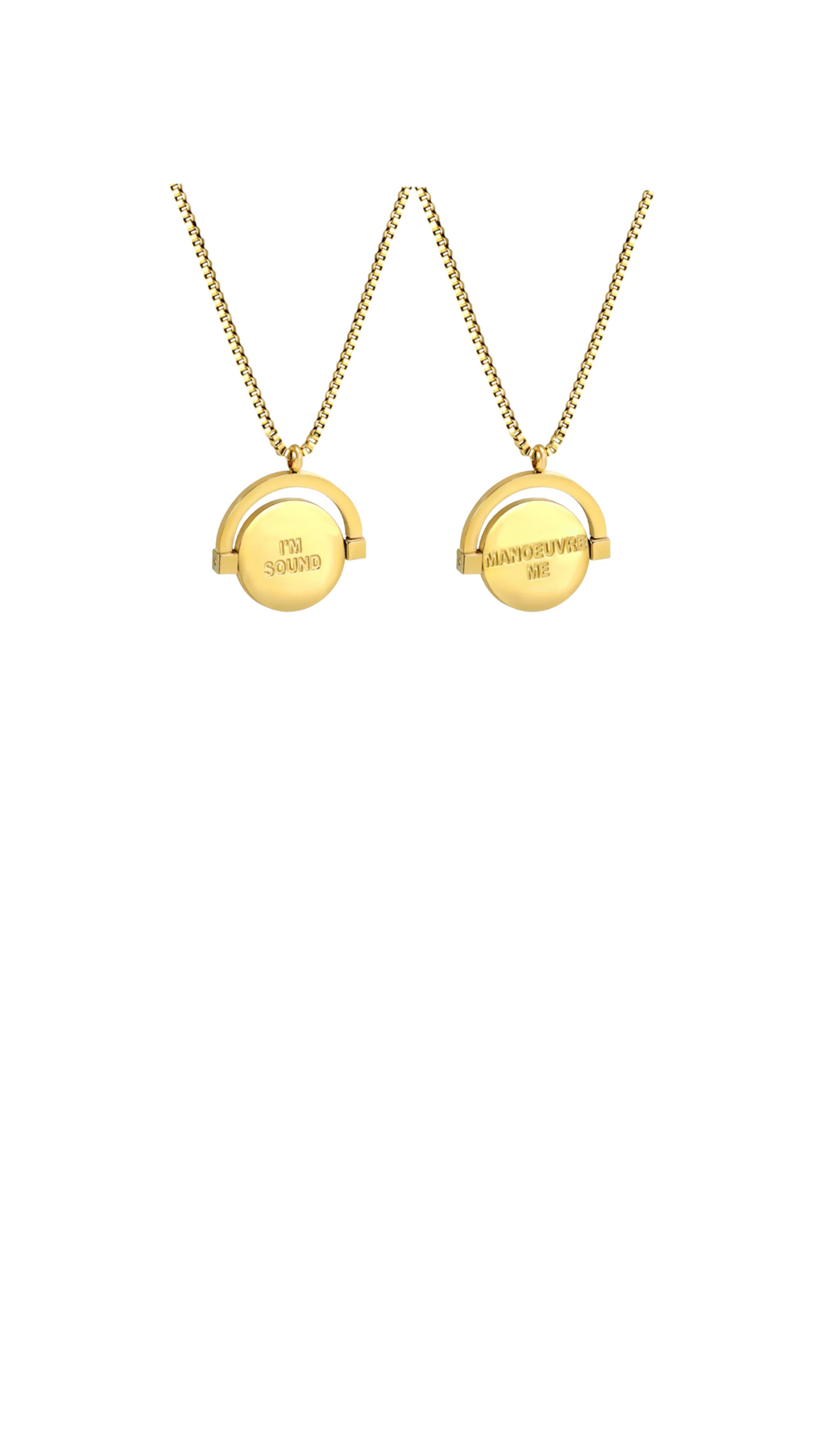 'The Manager' Spinner Necklace