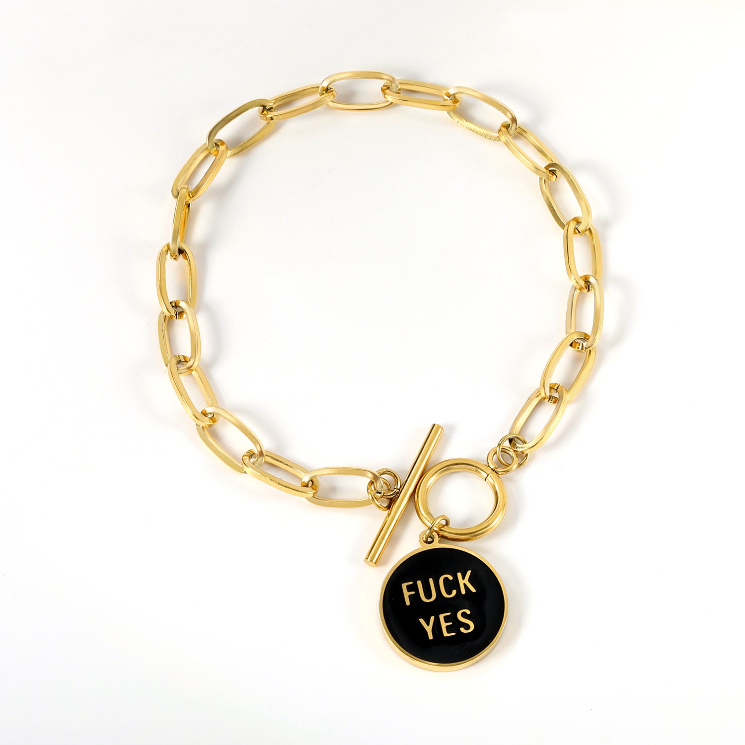 Fuck Yes T-bar Bracelet