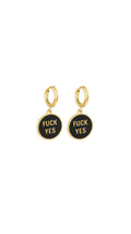 Fuck Yes Charm Earrings