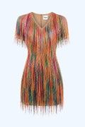 Vivien Multicolour V neck