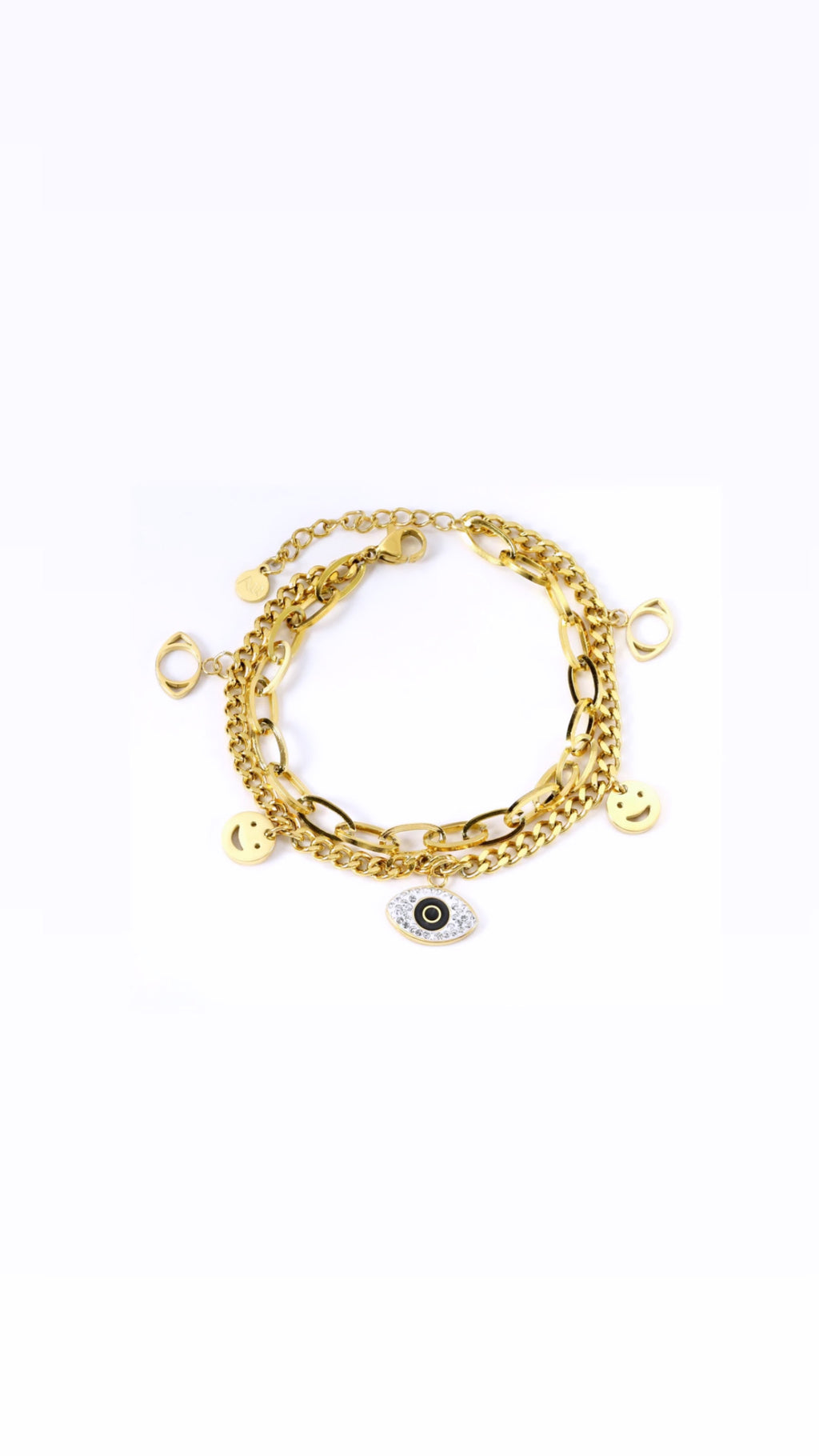 Eye of Tanit Charm Bracelet