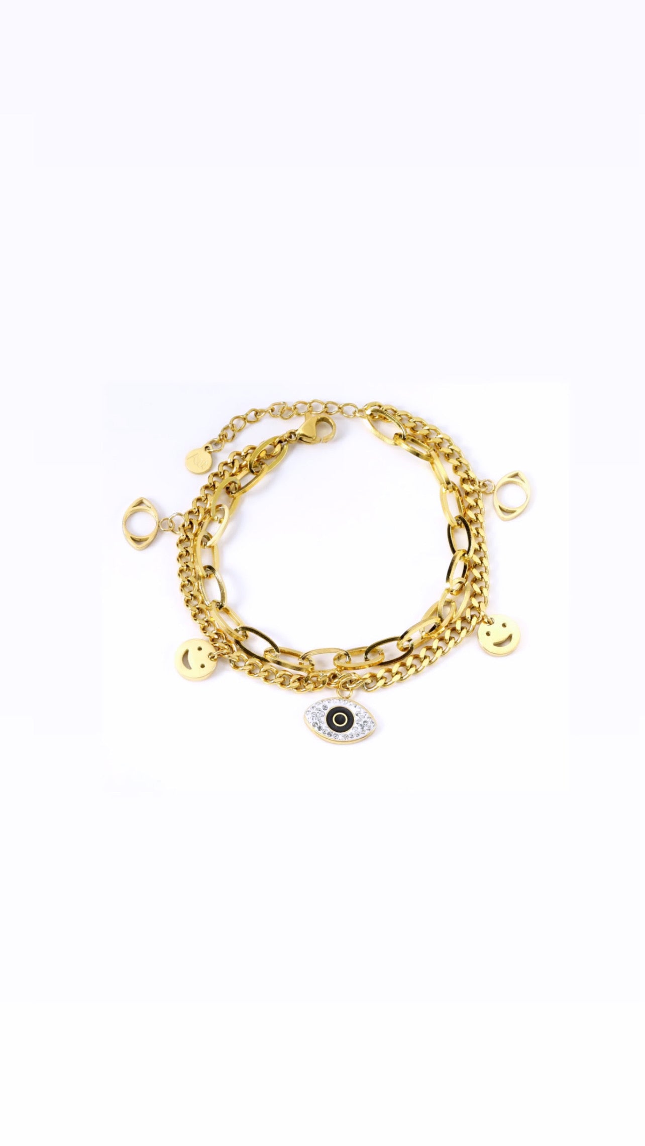 Eye of Tanit Charm Bracelet