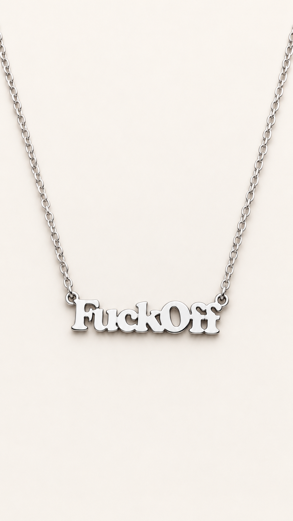 F Off Necklace