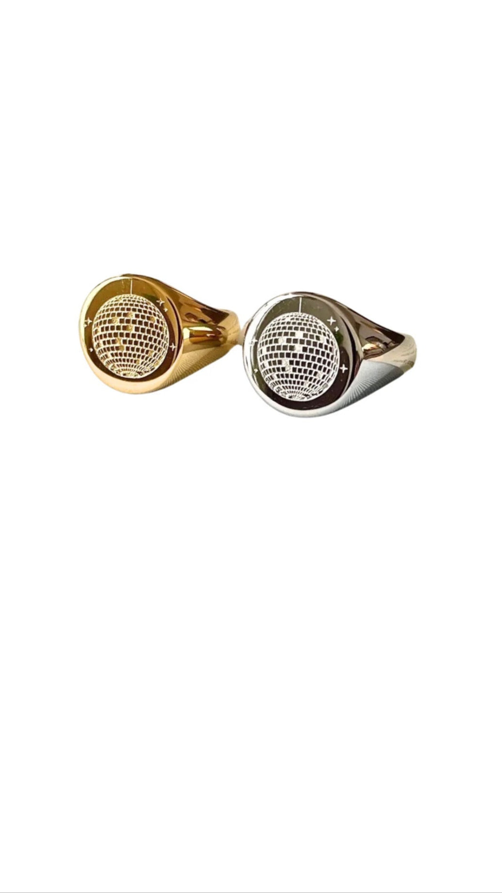 Disco Signet Ring