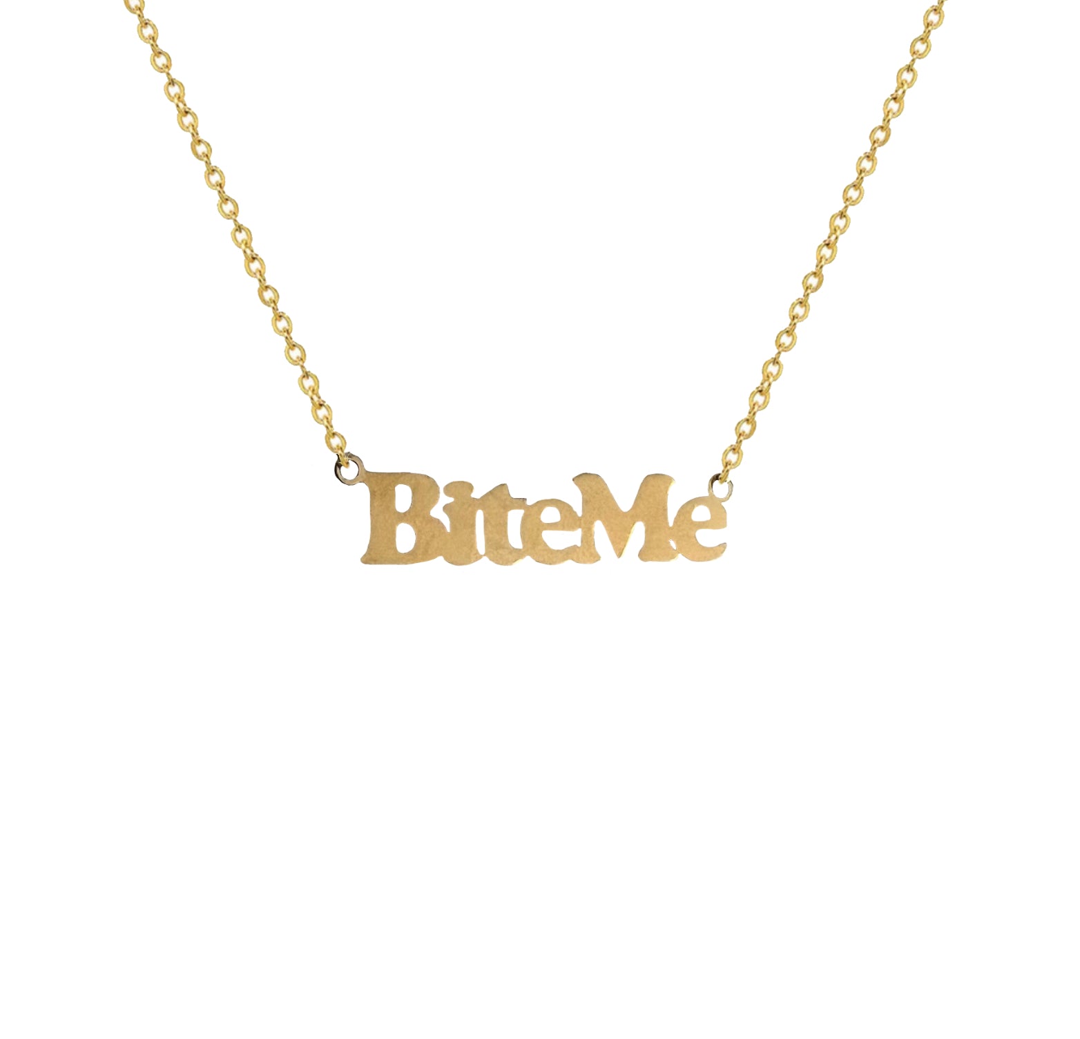 'BITE ME' NECKLACE