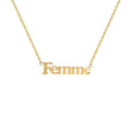 'FEMME' NECKLACE - GOLD