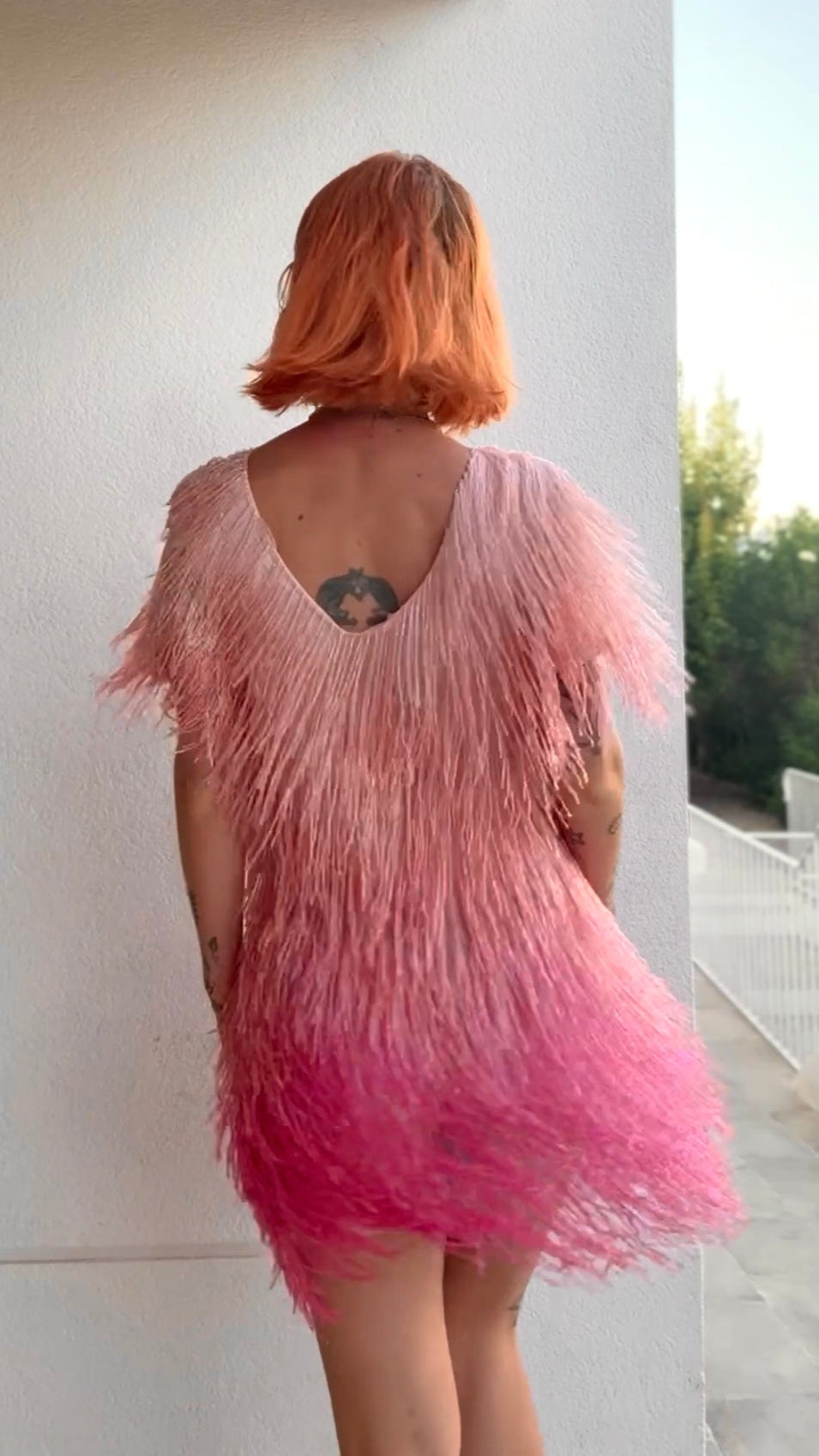 Vivienne Tassle Dress - Candyfloss