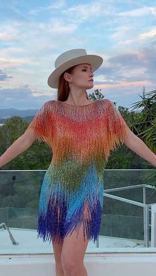 Vivienne Dress - Rainbow