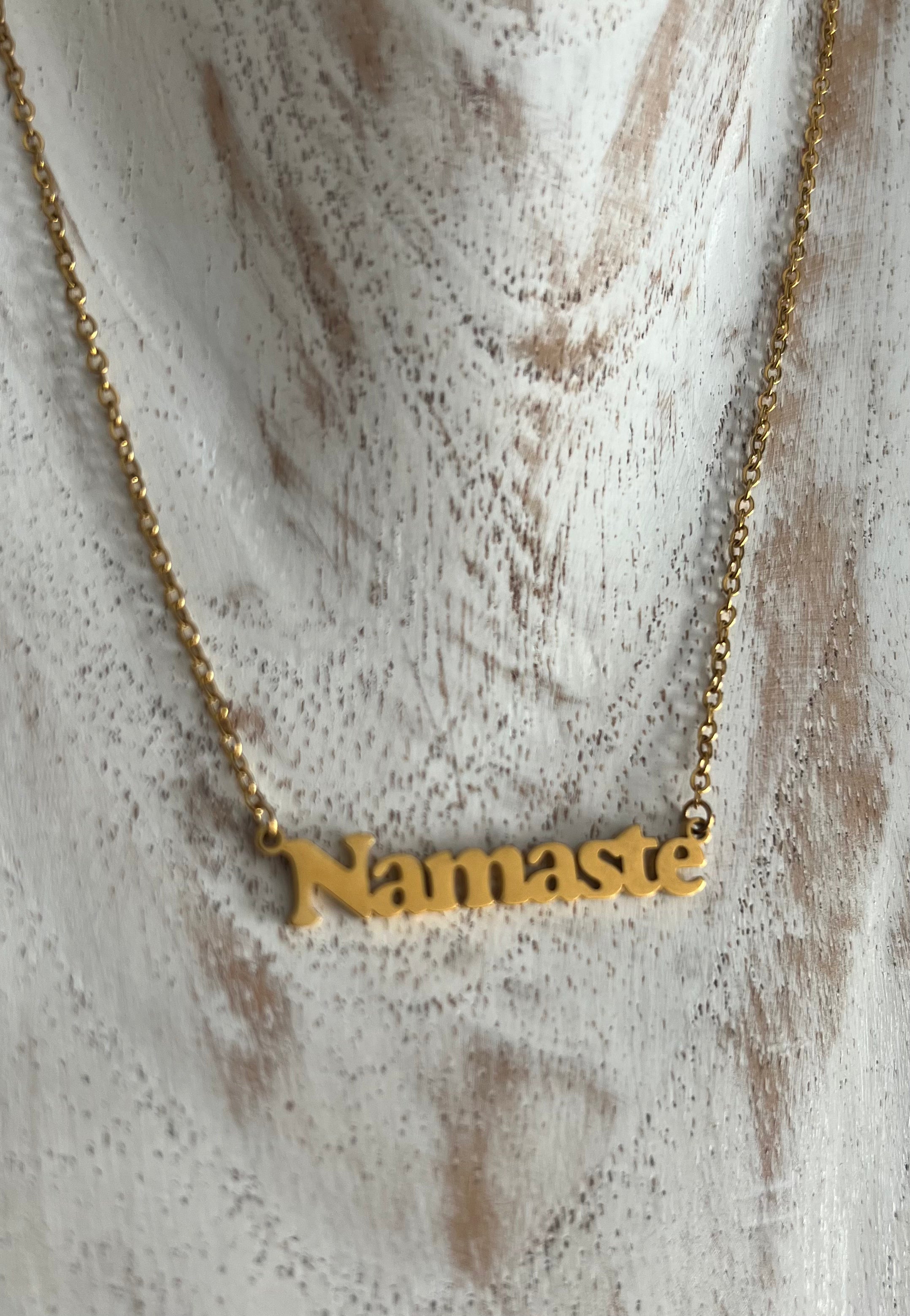 'NAMASTE' NECKLACE