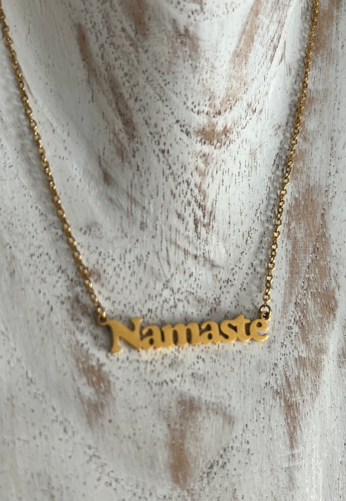 'NAMASTE' NECKLACE