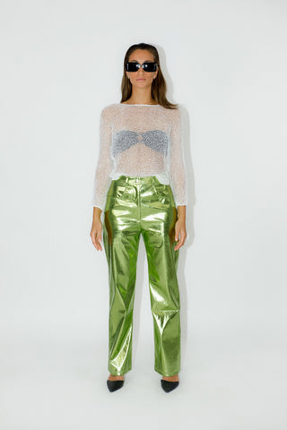 Valentina Disco Pants - Green