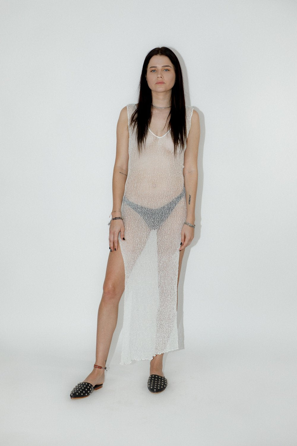 MARY-JANE DRESS - WHITE