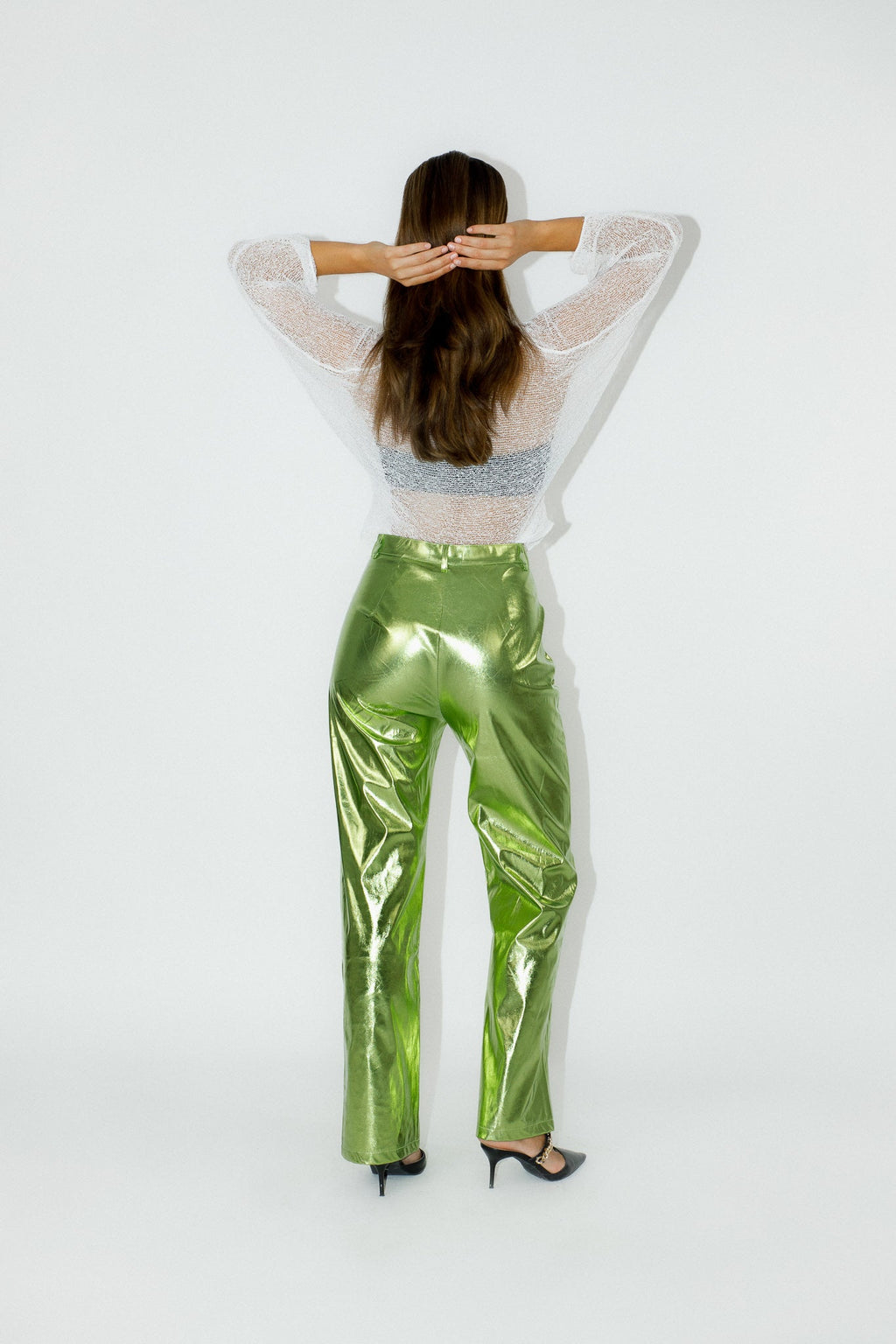 Valentina Disco Pants - Green