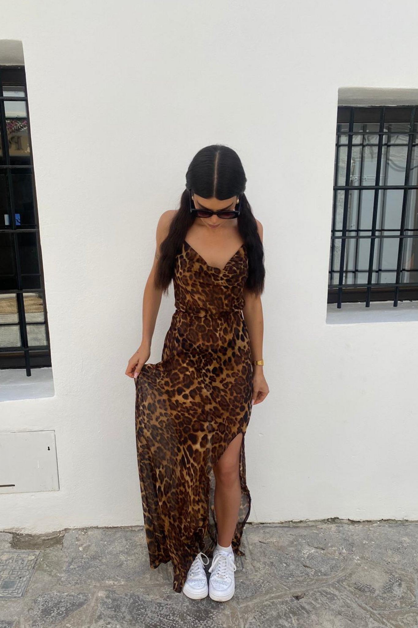Katrina Dress - Leopard