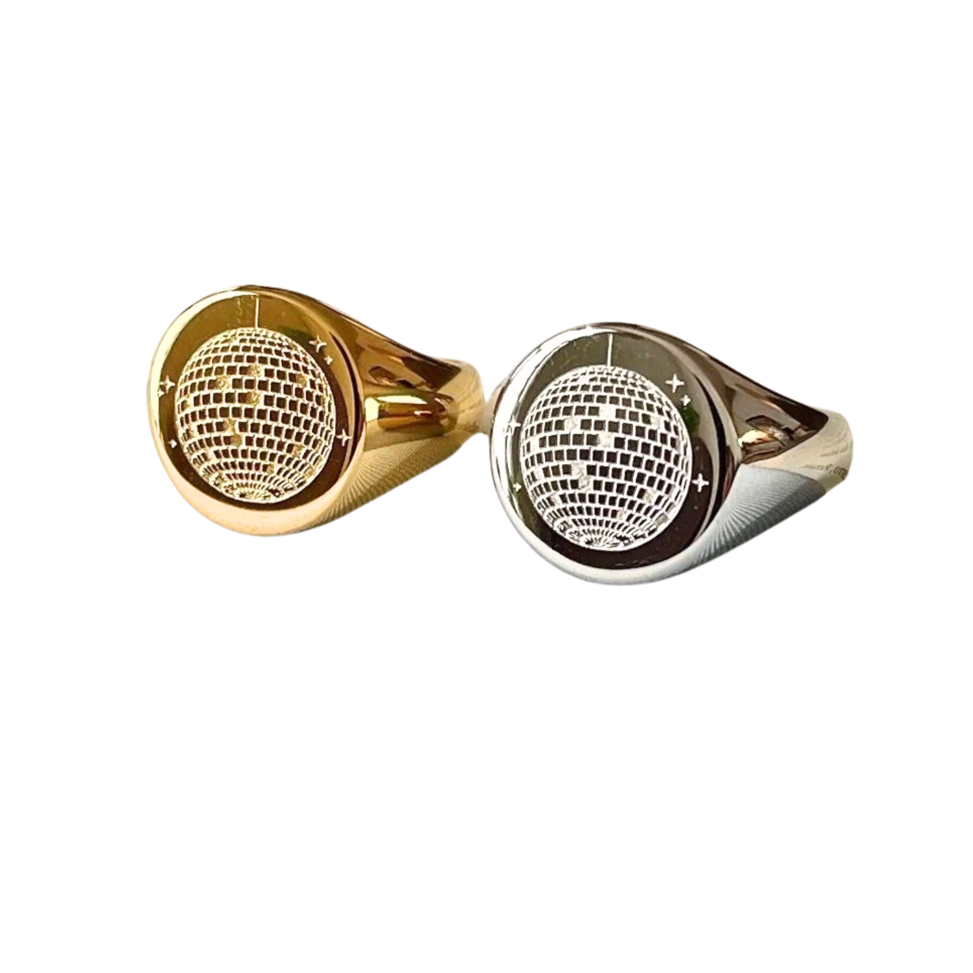 Disco Signet Ring