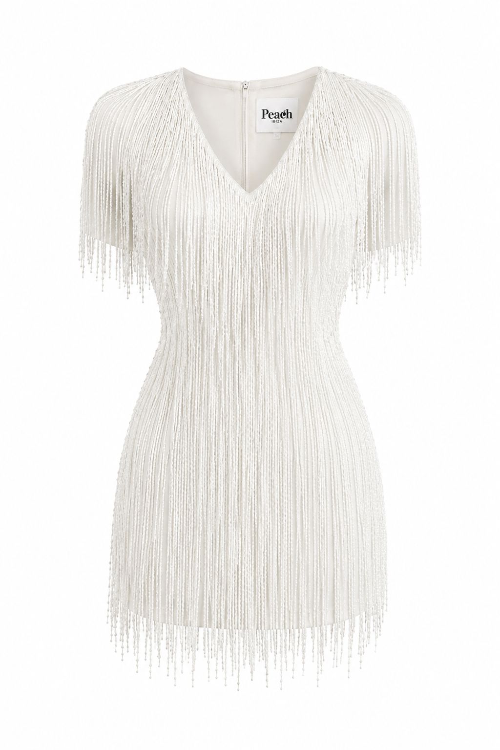 Vivienne Tassle Dress - White