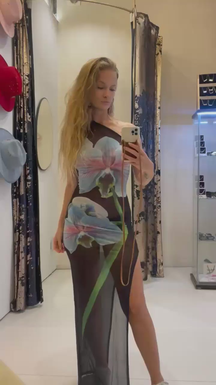 Orchid Dress - Blue